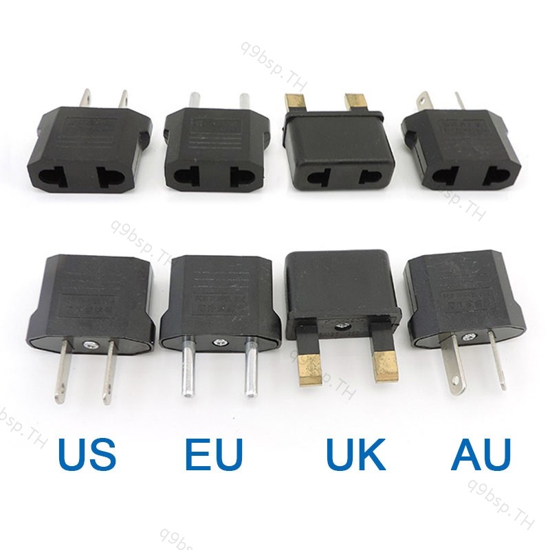 AC EU KR AU UK To EU US KR AU UK wall Travel power Adapter converter ปลั๊กไฟฟ้าซ็อกเก็ต Outlet TH9B