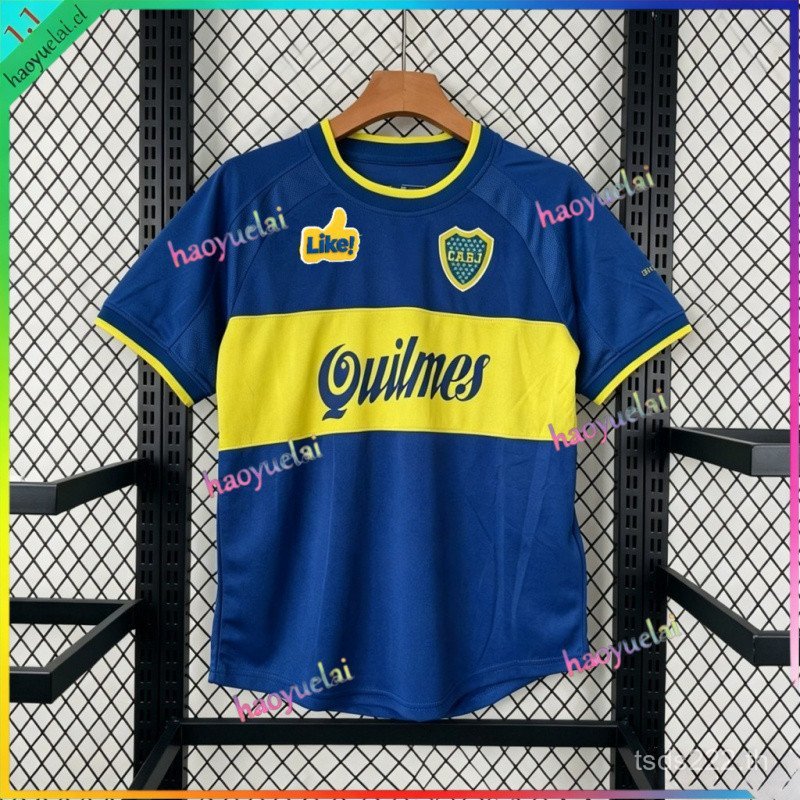 1999-2001 Boca Juniors Retro Futbol Camisa UGJW