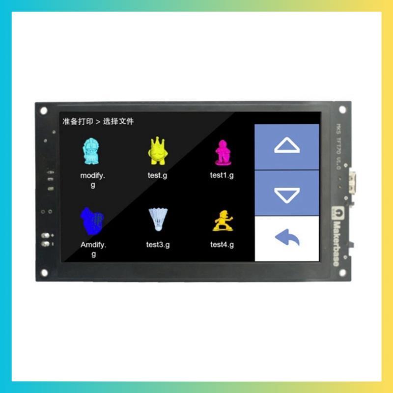 TFT70 3D Printer Display 7 นิ้ว TFT Full-Color Touchscreen 3D ชิ้นส่วนเครื่องพิมพ์ไม้กลอง