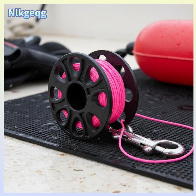 [nlkgeqg] Diving Bcd สายไนลอนการมองเห็นสูง Mini Scuba SMB Spool สําหรับอุปกรณ์ดําน้ําสํารวจ Wreck