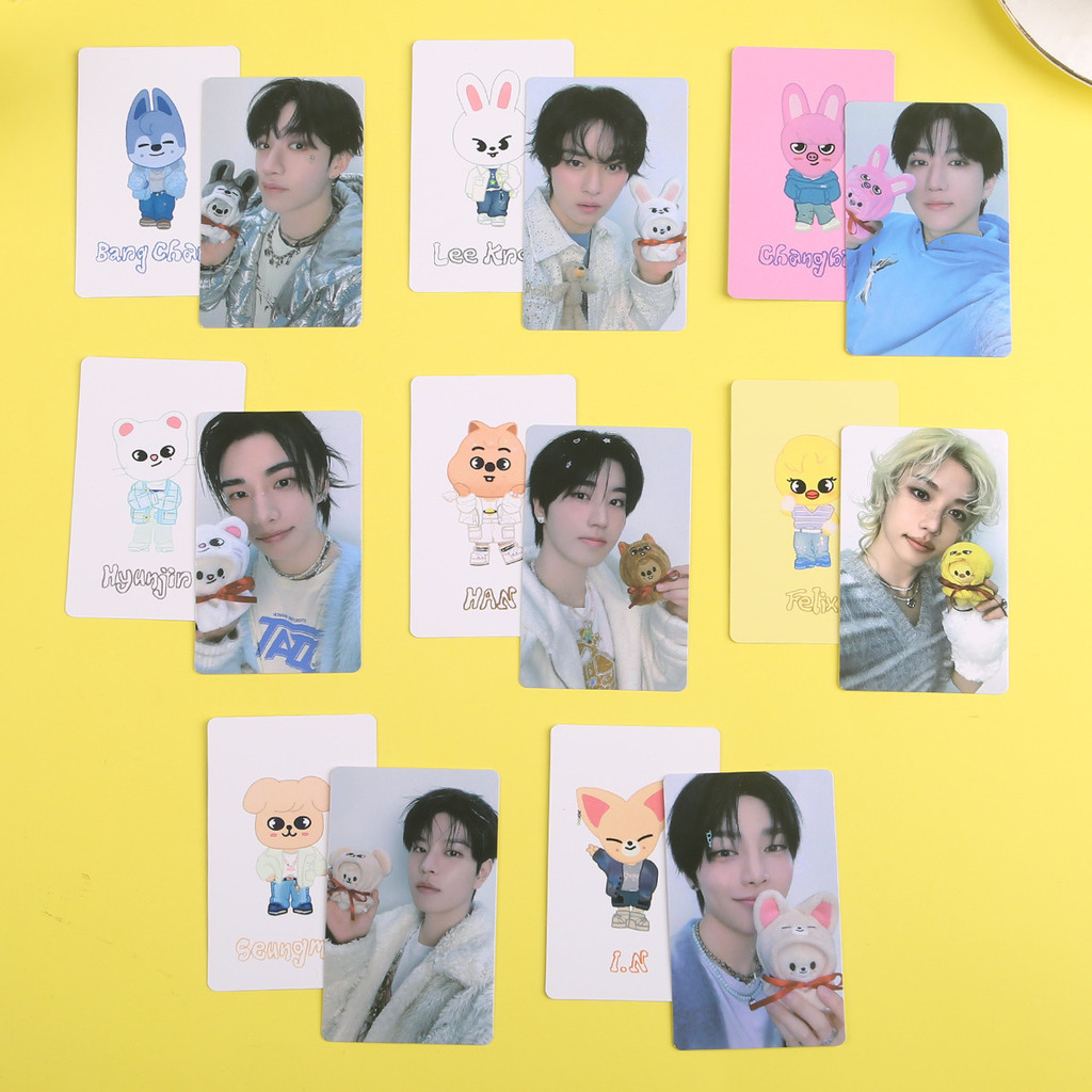 พัดลมทํา STRAYKIDS Card HOP Bonus Card 2025 Offline Stand Card 825altaan