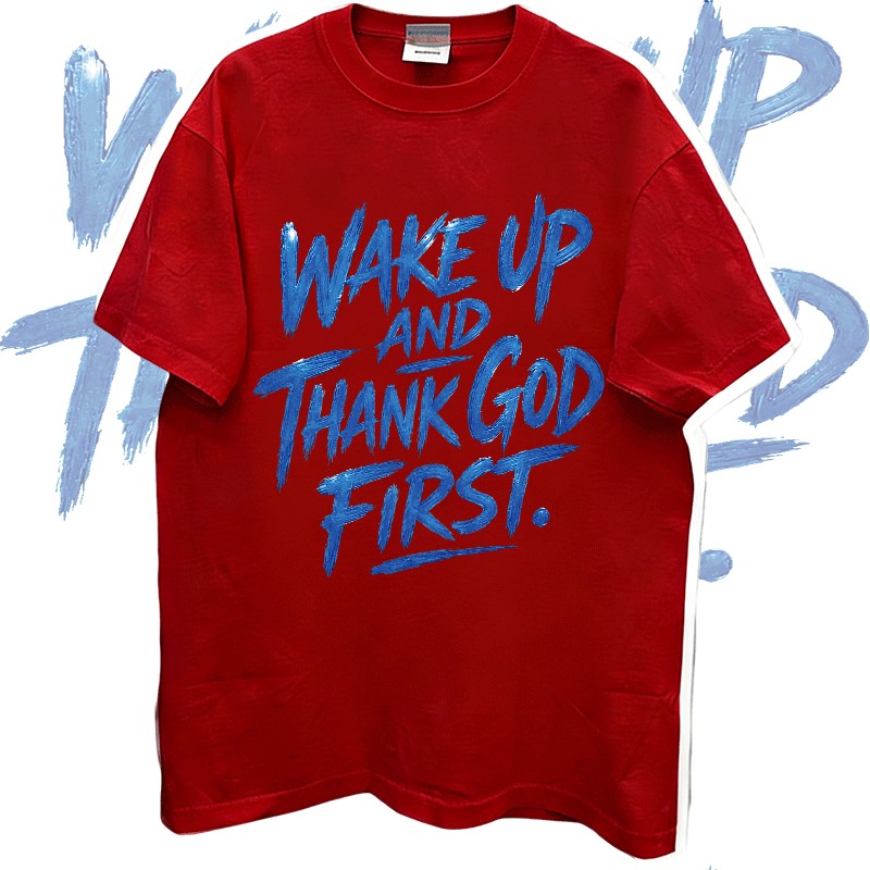 「งานเกรดพรีเมียม งานเกรด A」 เสื้อยืดผ้าฟอก Unisex Cotton งานใหม่ ทำเก่า ผ้าฟอกเฟดนุ่มไร้ตะเข็บข้าง สกรีนลาย-1132