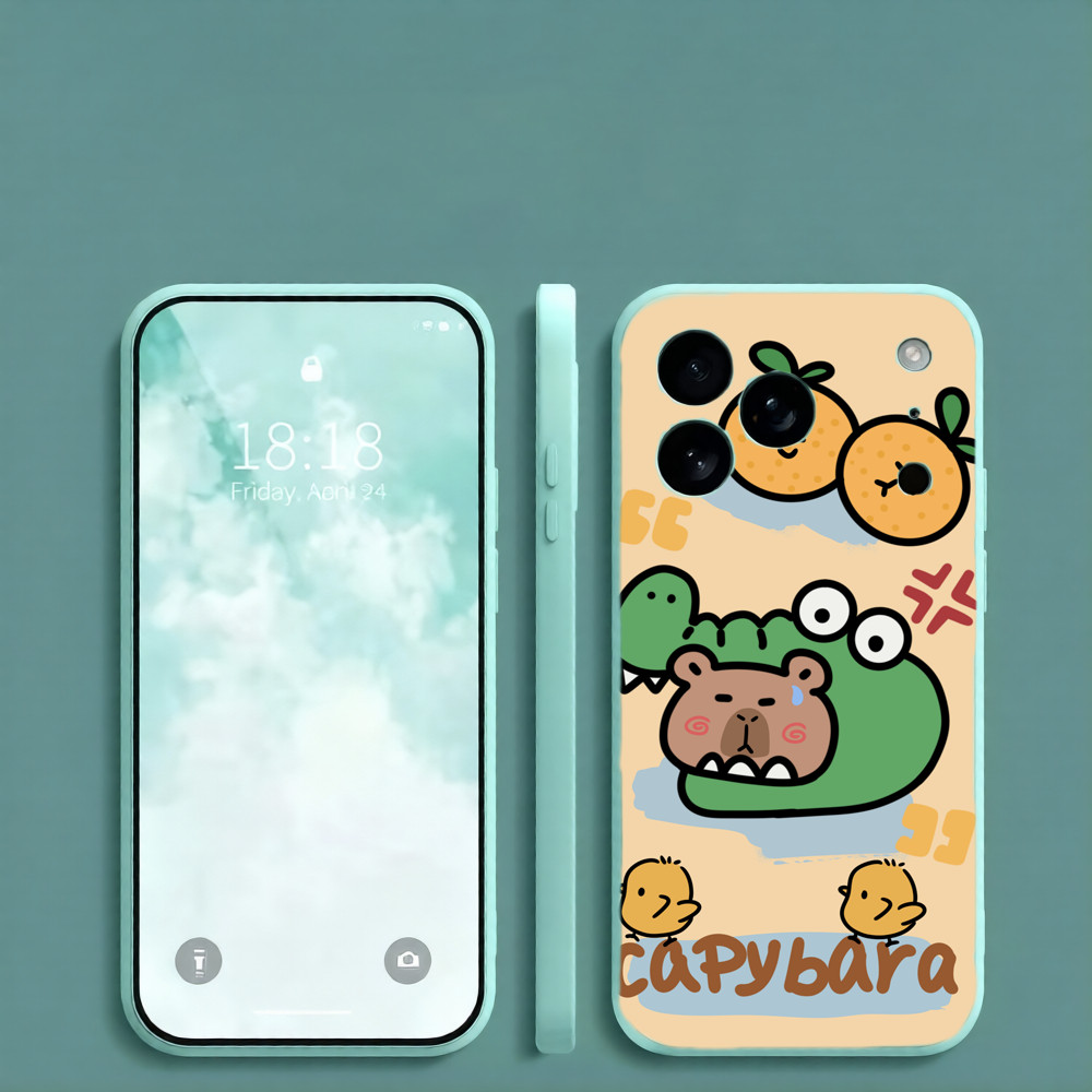 จระเข้Kapybara Junเคสโทรศัพท์เหมาะสําหรับOPPO Reno 16Pro 15Pro 15 14Pro 14 13Pro 13 11Pro 10Pro + 8T