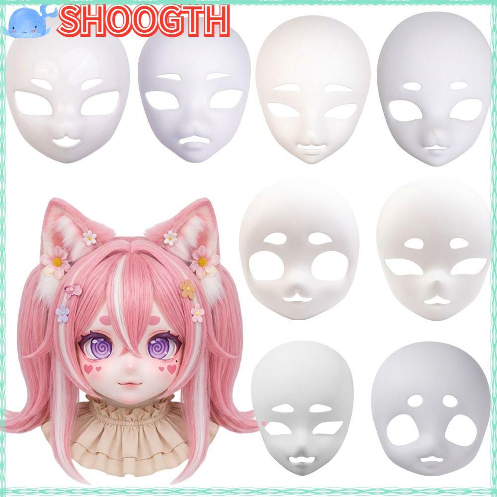 SHOGTH Kigurumi Base Beast Skull, คอสเพลย์สัตว์หัวแมว Skull, พลาสติก DIY Furry อะนิเมะปาร์ตี้