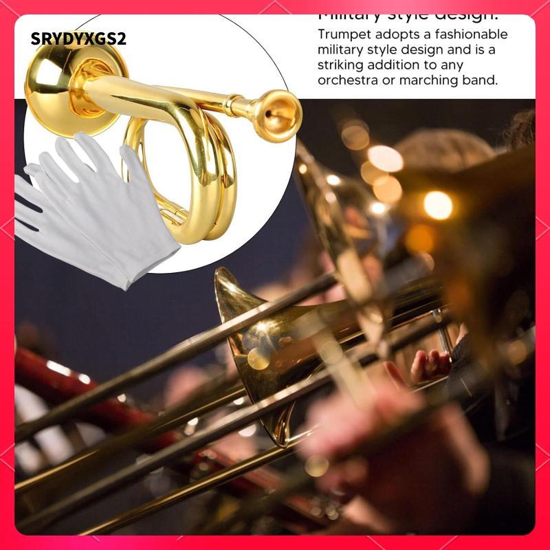 [Srydyxgs2] ทรัมเป็ต Bugle ทองเหลือง Marching Bugle Cavalry ทรัมเป็ตเครื่องดนตรีแบบพกพา Bugle สําหรั