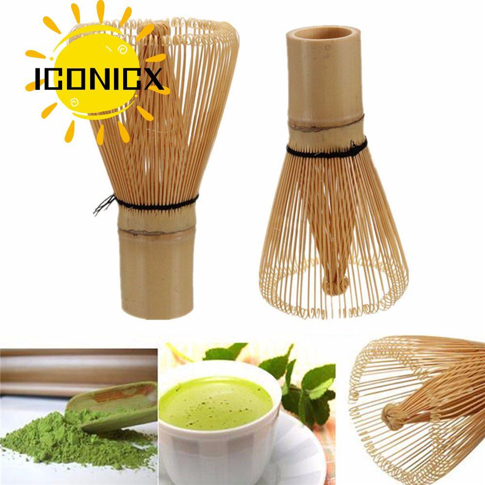 ICONICX 80 Fringe Bamboo Brush Home Kitchen Green Tea Matcha Bamboo Accessories