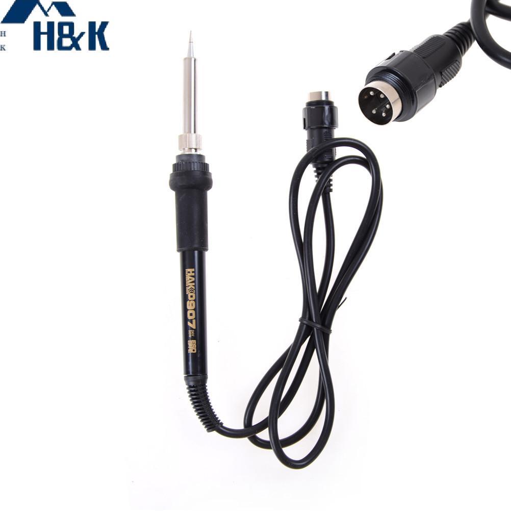 [H&K] ใหม่ 24V 5 Pin แท่นบัดกรีด้ามเหล็ก สําหรับ 907 936 737 928 926 {th}