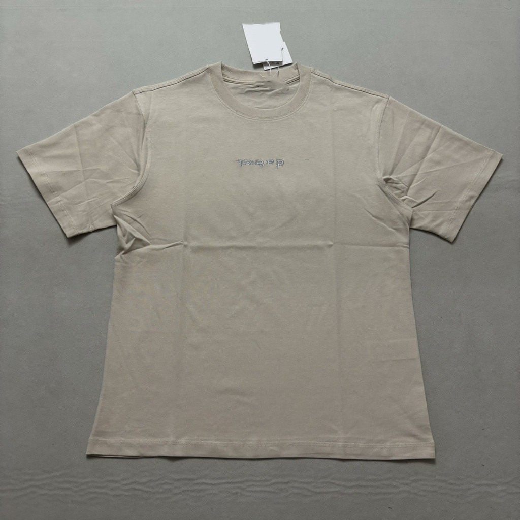0LH6 Burbe''y 2025New style rubber letter print round neck short sleeve shirt T T-shirt for Men and 