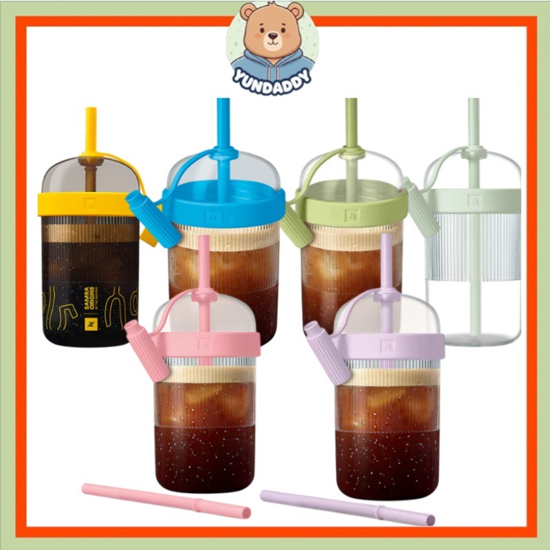 [NESPRESSO] แก้วน้ําฟางกันน้ําหก Ice Coffee Limited Edition 540ml (ถ้วยเดินทางแบบใช้ซ้ําได้)