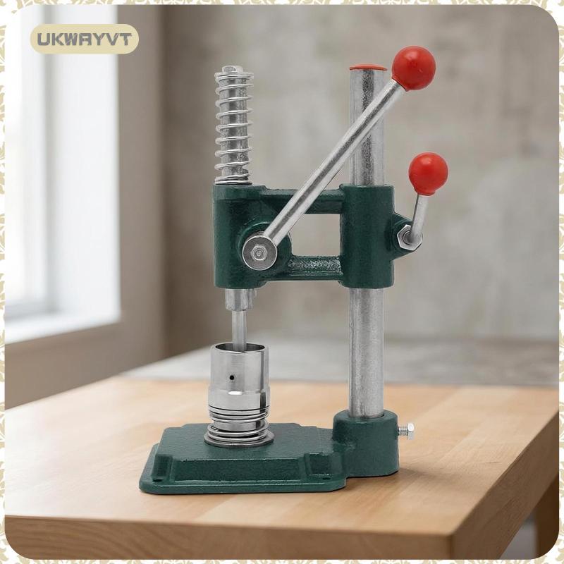 [ukwryvt] คู่มือ Arbor Press Tabletop Manual Press Machine Precision Cast Iron สําหรับ Leathercrafte