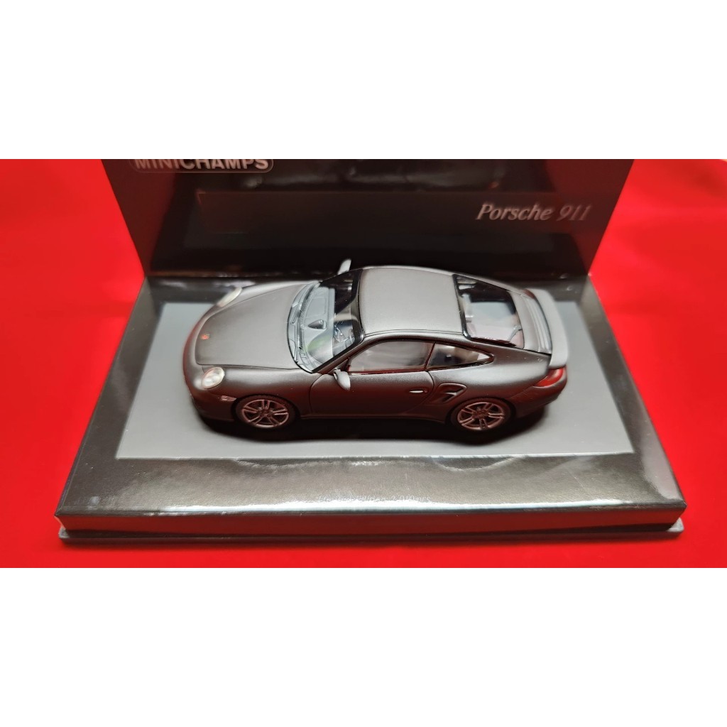 [สต๊อกพร้อม] 1/43 Porsche 993 turbo by Minichamps Matte Black Series