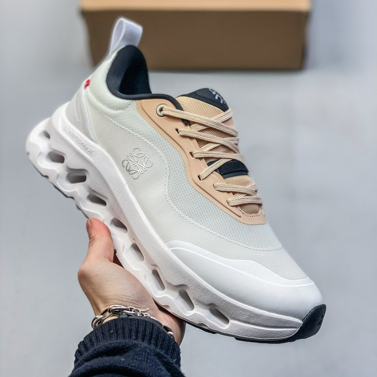 2026-Cloudเอียง 2.0 รอบ Toe Laced-Up Low-Top Life Casual รองเท้าผู้ชายผู้หญิงสไตล์