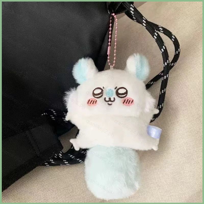 QL2 น่ารัก Chikawa Momonga ตุ๊กตาตุ๊กตาของขวัญสําหรับเด็กผู้หญิงกระเป๋าจี้พวงกุญแจตุ๊กตาการ์ตูนตุ๊กต