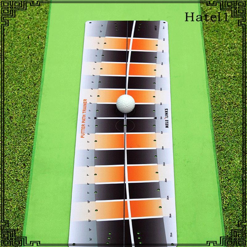 [Hatel] Golf Practice Mat Batting Putt Mat Golf Putter Putting Mat สําหรับ Home Golfing