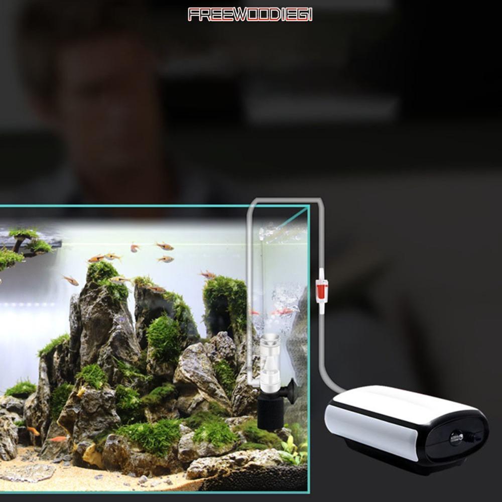 FREEWOODIEGI Media Filter เครื่องกรองตู้ปลา Mini Ultra-quiet
