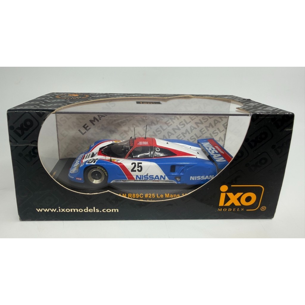 [Ready Stock] IXO LMC062 1: 43 Scale Nissan Nissan R89C #25 ในรุ่นแข่ง Le Man 1989 คืนเป็นกลุ่ม C Ra