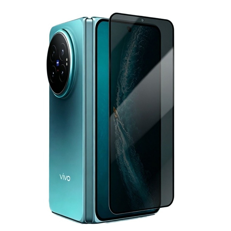 Anti Peeping 9H กระจกนิรภัยสําหรับ Vivo X พับ 6 ป้องกันหน้าจอแบบพับได้สําหรับ vivo Xfold 6 ความเป็นส