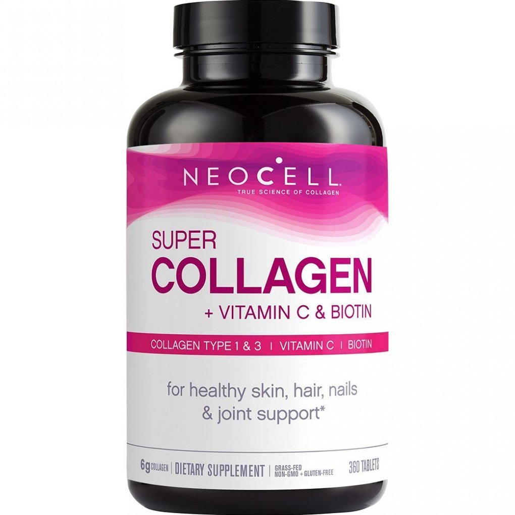 Exp.09/2028 (360 เม็ด) Neocell Super Collagen + Vitamin C & Biotin Collagen Type 1&3