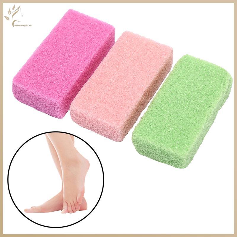 ONEHOME หินภูเขาไฟฟองน้ํา Exfoliate Foot Care ลบ Hard Dead Skin Feet Rasp TH