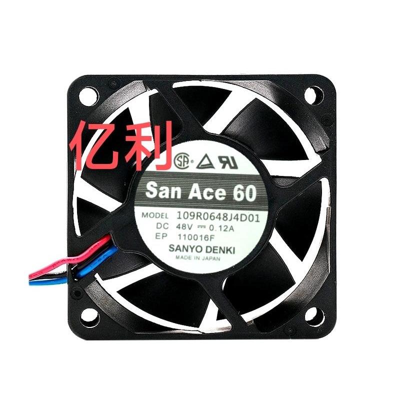 SANYO SANYO 6CM 48V 0.12A 109R0648J4D01 48V Scanning Mirror พัดลมระบายความร้อน