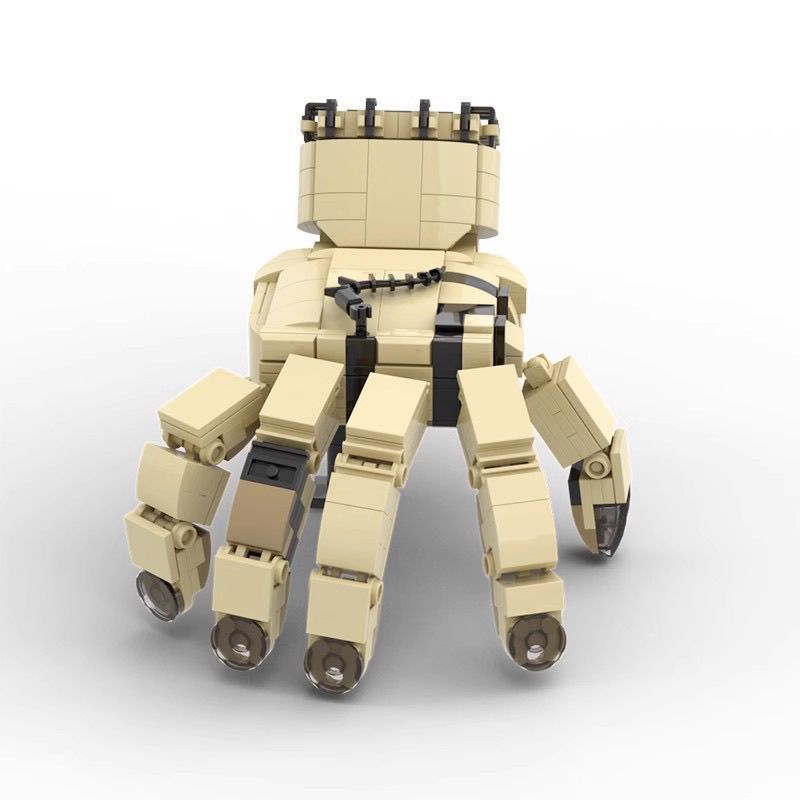 Original MOC Building Blocks Wednesday Broken Hand Thing ประกอบรุ่น American Drama อุปกรณ์ต่อพ่วงตกแ