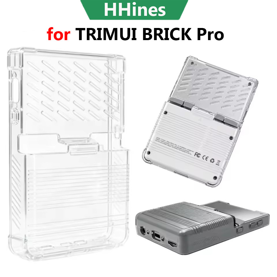 กรณีTPUใสสําหรับTrimui Brick Proโปร่งใสTPUสําหรับTrimui Brick ProคอนโซลมือถือAnti-Scratchฝาครอบป้องก