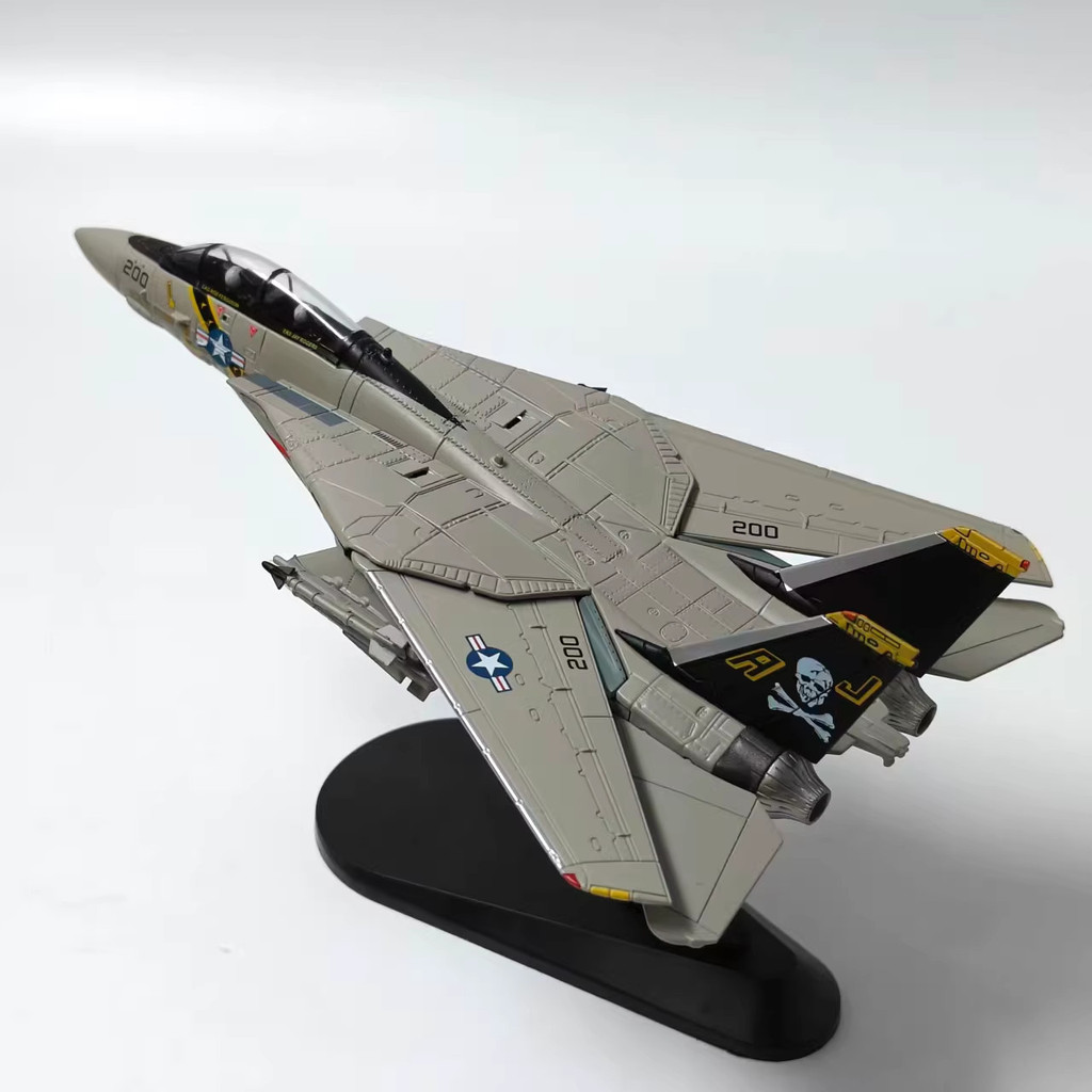 1: 100 American F14 Tomcat Fighter จําลองเครื่องบินรุ่น VF-84 Static Collection เครื่องประดับ WLTK