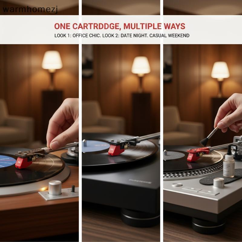 Warmhomezj Premium Turntable Stylus ATN3600L สําหรับ AT-LP60 XBT LP3 เครื่องเล่นแผ่นเสียงเข็ม WAR
