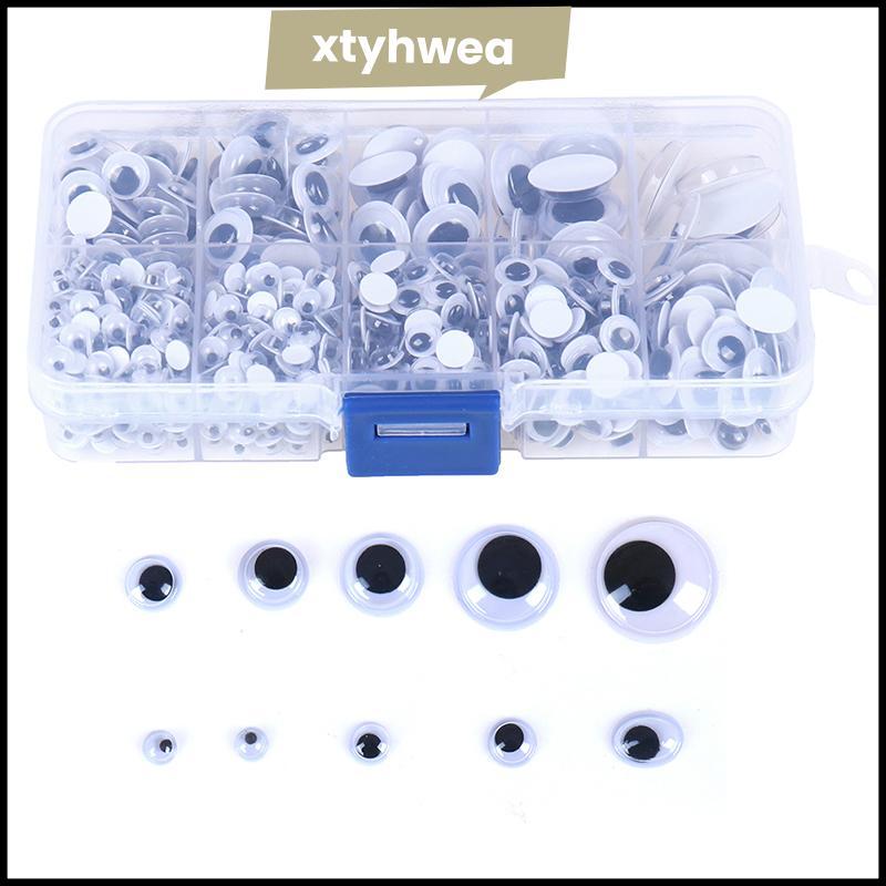 Xtyhweapz Self-กาวผสมEyesสําหรับของเล่นตุ๊กตาGoogly wiggly Eyes DIYอุปกรณ์เสริมJelly
