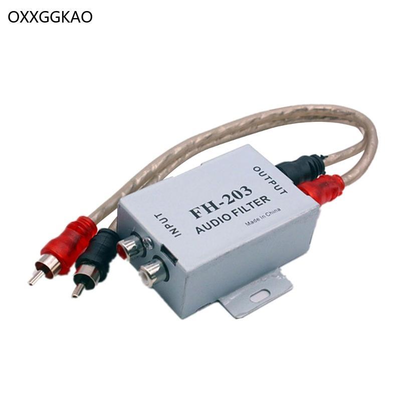 OXXGGKAO สเตอริโอกรอง Suppressor Ground Loops Lsulator สําหรับรถยนต์สเตอริโอตัวกรองเสียงรบกวน Suppre