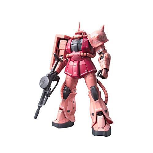 Bandai Spirits RG Mobile Suit Gundam MS-06S Char’s Zaku II 1/144 Scale Color-Coded Plastic Model Kit