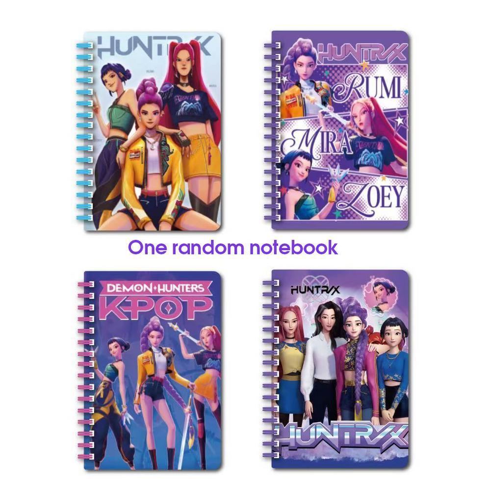 K-pop Demon Hunters Mini Notebook Notebook Notebooks Stationery Star Diary (สุ่มหนึ่ง) เหมาะสําหรับ 