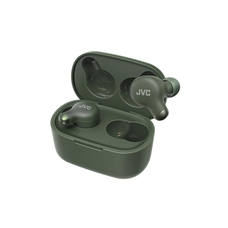 JVC Kenwood HA-Z251T Wireless Earbuds with Bluetooth 5.3, Noise Cancellation, Ambient Sound Mode, Mi