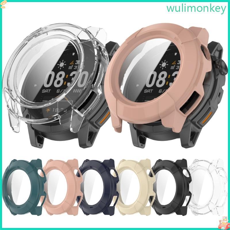 WU Lightweight Smartwatch Cover Shock Absorption Clear Guard Case สําหรับนาฬิกา NOMAD
