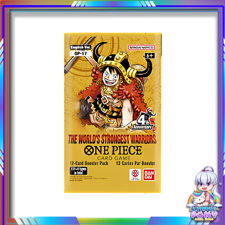 [ 1 ซอง ] O์NE PIECE CARD GAME : [ OP17 ] The World's Strongest Warriors   BOOSTER PACK Ver.Eng (p3)