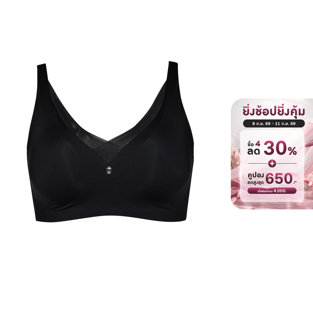 Triumph เสื้อชั้นในไม่มีโครง รุ่น Shape Up P รหัส 10212604 สีดำ 0004