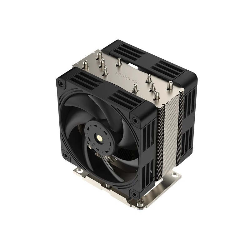 Sever CPU Cooler สําหรับ LGA 3647 แคบประเภท 4U หม้อน้ํา 5 ท่อความร้อน 300W ความร้อน Double Side Blow