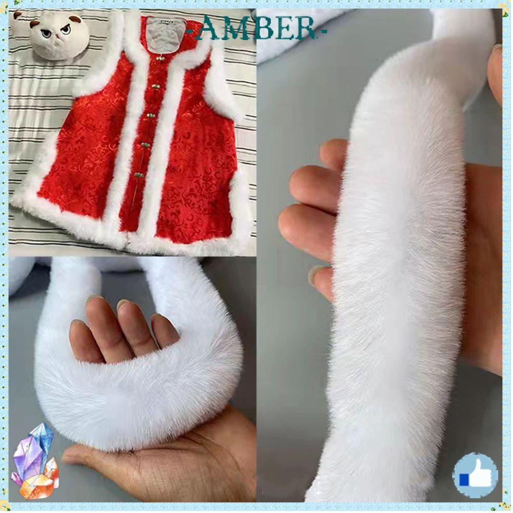 AMBER Furry Ribbon DIY Craft Trimming Ribbon เย็บ 100 ซม