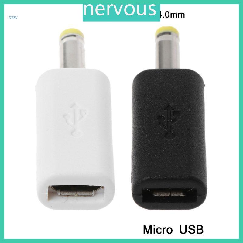 NERV แล็ปท็อปขั้วต่อไฟ Micro USB สําหรับ DC 4 0x1 7 มม.ปลั๊กอะแดปเตอร์สําหรับ Comp