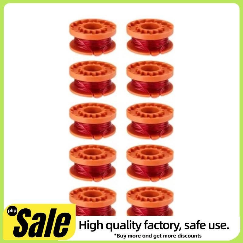 10PCS Trimmer Spool Line สําหรับอุปกรณ์เสริมเครื่องตัดหญ้า Spool Trimmer Spool ตัดเชือกและ WA0010 เป