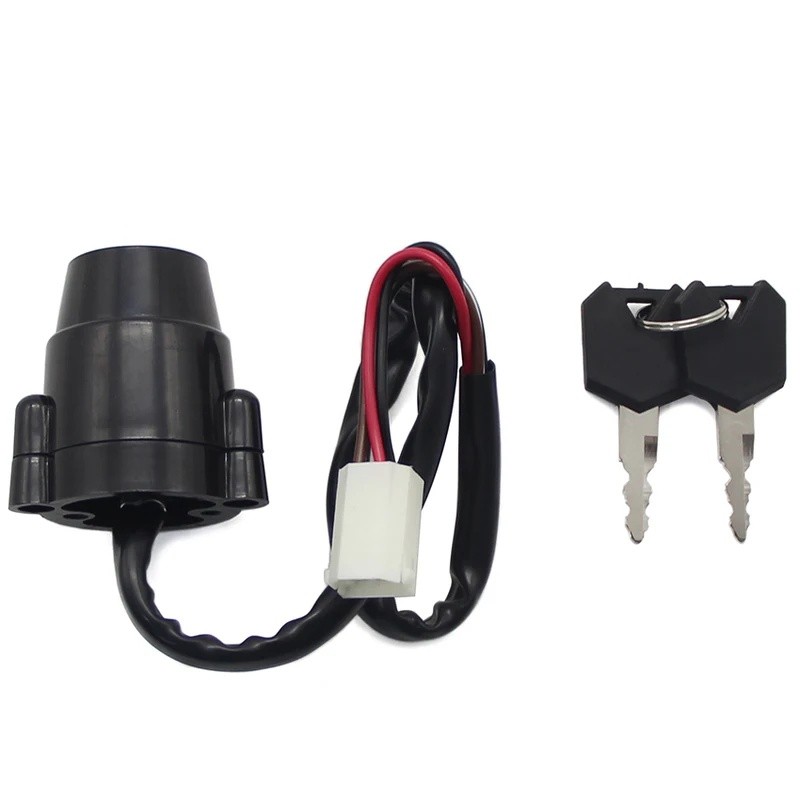 LJJ รถจักรยานยนต์สวิทช์จุดระเบิดล็อคชุดสําหรับ Yamaha XT500 DT100 DT175 DT125 DT250 DT250 XT250 1E6-