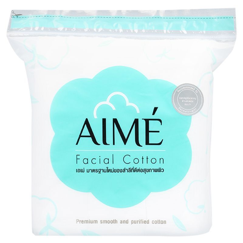 เอเม่สำลีแผ่น 90กรัม Aime Facial Cotton Pads 90g.