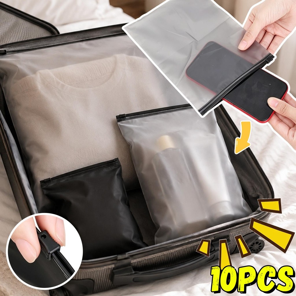 กระเป๋าใส่ซิปล็อค CPE ทึบแสงป้องกันแสง - ถุงซิปเคลือบด้านป้องกันความชื้นฝุ่นสําหรับจัดเก็บที่มีค่า