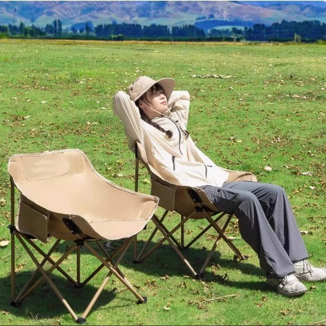 Outdoor folding chair, portable beach chair, armchair, fishing chair, camping chair, barbecue chair,