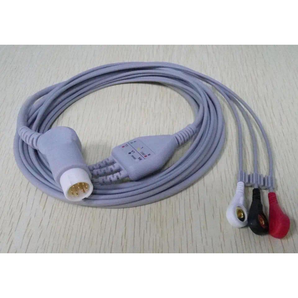 Gratis ongkir เข้ากันได้กับ Mindray compatibe ใหม่ Mindray PM 7000 8000 9000 MEC-1000สายเคเบิลชุดชิ้