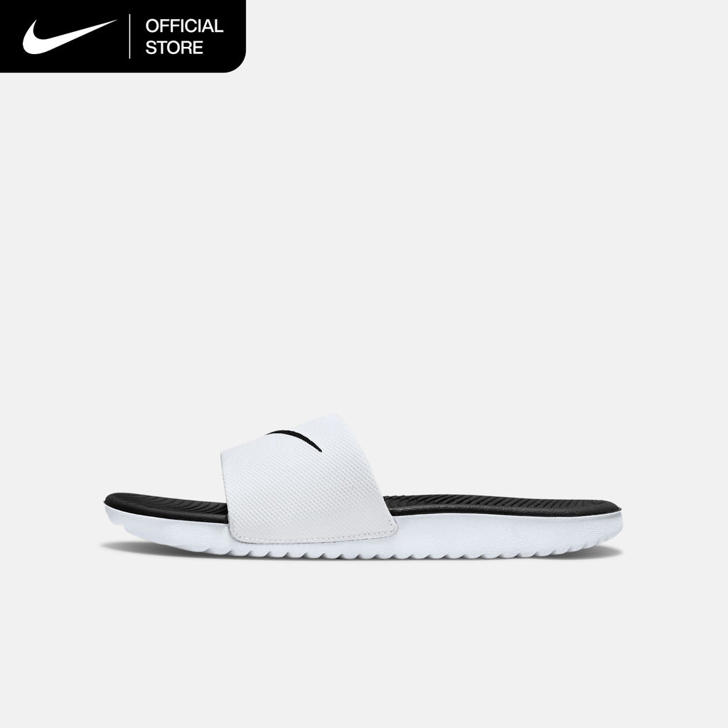 Nike Older Kids' Kawa Slides - White [819352-100]