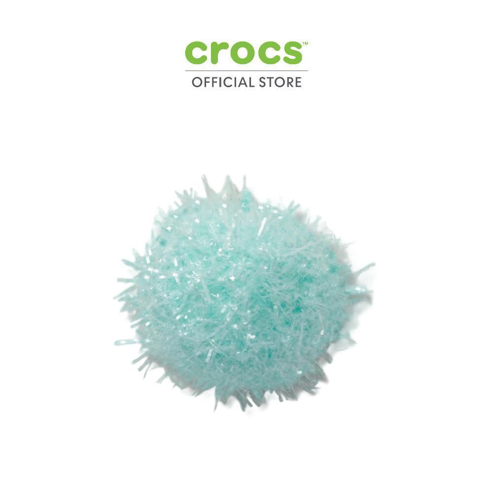 CROCS ตัวติดรองเท้า JIBBITZ™ BLUE TINSEL POM