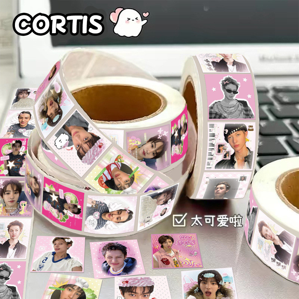 CORTIS Mens Group Star Volume Stickers Zhao Yufan Angan Ho Cheering Pink Sweet Star Chasing Star Han