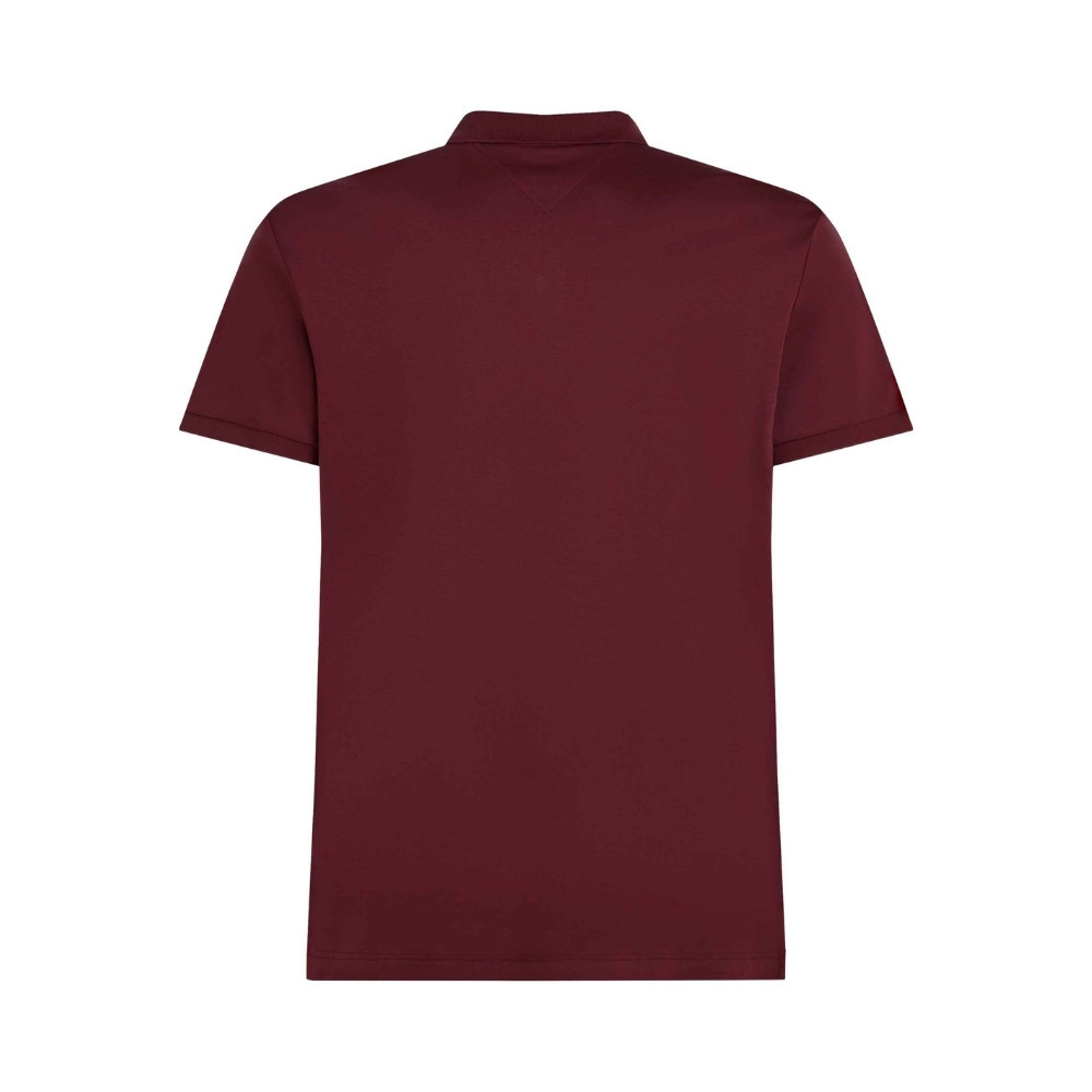 Tommy Hilfiger เสื้อโปโล ผู้ชาย รุ่น MW0MW39994 VLP - สีแดง ทรง Regular — صورة 2