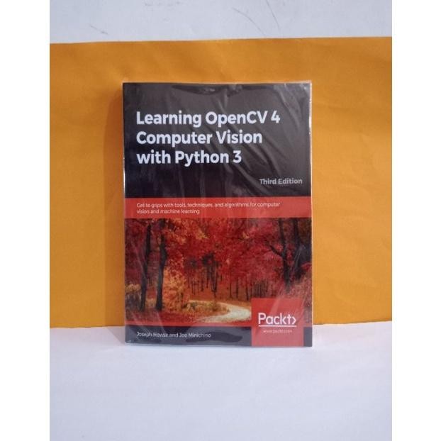 หนังสือทางกายภาพ หนังสือใหม่การเรียนรู้ OpenCV 4 คอมพิวเตอร์ Vision พร้อม Python 3